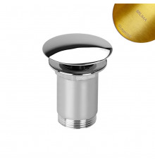 Сливной клапан из латуни push-open 1 1/4 - Elo 1385900SR золото матовое