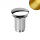 Сливной клапан из латуни push-open 1 1/4 - Elo 1385900SR золото матовое