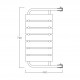 Сиденье настенное, откидное - 700мм 152 005 4IS Inox / Polypropylene