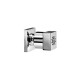 Форсунка, настенная - Quadra 145 560 6SR золото матовое