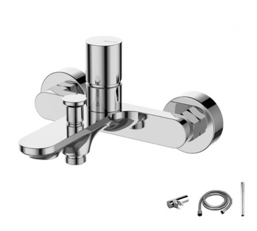 Смеситель для ванны, тип ручки 2 Adagio 193 210 0MM нержавеющая сталь