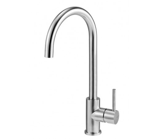 Смеситель для кухни, с нержавеющей стали, и поворотным носиком - Inox 122 003 2IS нержавеющая сталь