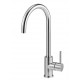 Смеситель для кухни, с нержавеющей стали, и поворотным носиком - Inox 122 003 2IS нержавеющая сталь