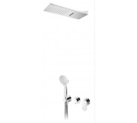 Душевой набор, скрытого монтажа, с душевой лейкой Line Cascade (Rain/Cascade) Spring 112 575 1CR хром глянец / хром глянец