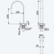 Излив для раковины, настольный - EdgeR 183 450 0PW белый матовый