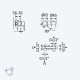Смеситель скрытого монтажа на 2 отверстия, с 2 выходами Nautic 181 162 1SS бронза матовая