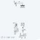 Душевой набор скрытого монтажа, горизонтальный, с душевой лейкой из ABS  230 мм, и ручной воронкой Elo, тип ручки 2 Adagio 193 360 4NS черный матовый