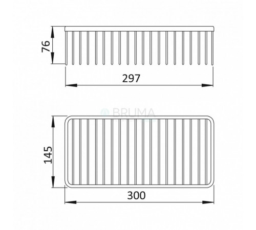 Мыльница Maris149 001 6SR золото матовое
