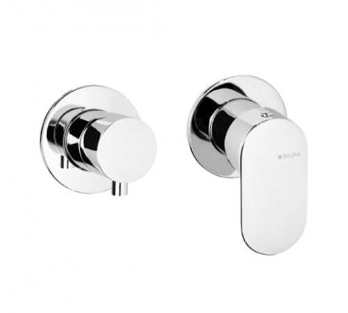 Смеситель скрытого монтажа на 2 отверстия, с 3 выходами Spring 112 142 0SR золото матовое