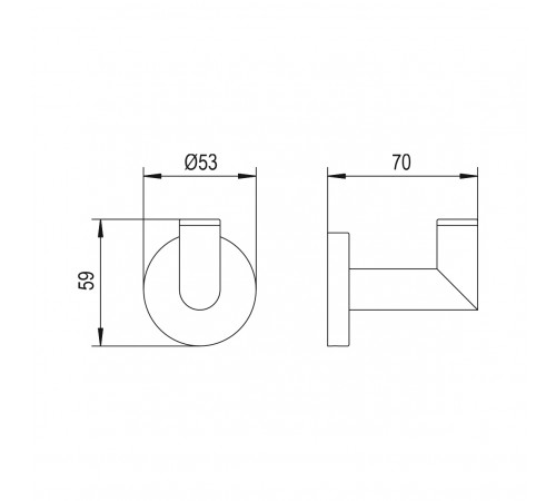 Крючок Maris 177 000 6SR золото матовое