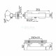 Смеситель для душа Adamastor 301 040 2SR золото матовое