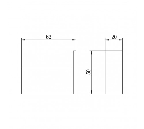 Крючок Cubis 176 000 6PW белый матовый