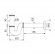 Сифон 1 1/4 - S 137 000 7CR хром глянец