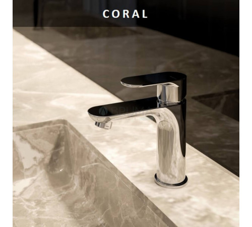 Смеситель для раковины Coral 194 010 0CR хром глянец