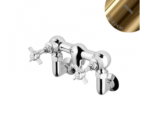 Смеситель для душа Imperial 117 040 0OR золото 24 карата