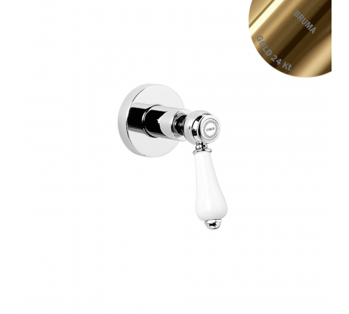 Запорный вентиль 3/4 Classico 118 590 1OR золото 24 карата