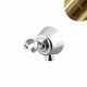Угловой выход, для душа с держателем ручного душа - Elite 145 591 1OR золото 24 карата