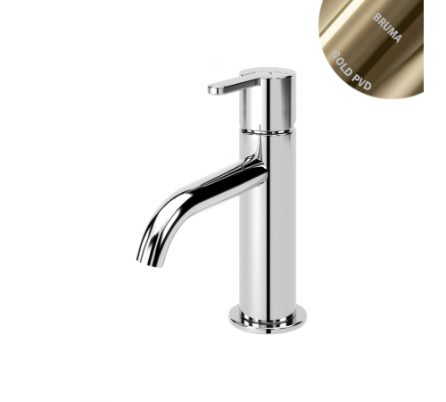 Смеситель для раковины Leaf 167 001 1PO золото PVD