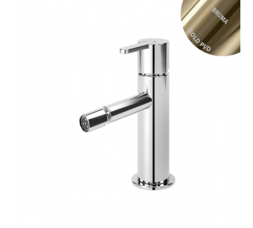 Смеситель для биде Leaf 167 100 6PO золото PVD