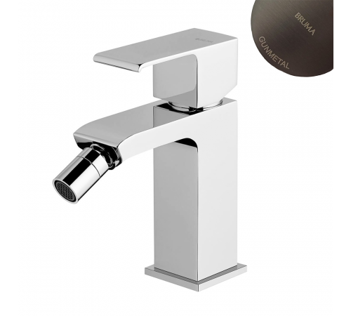 Смеситель для биде с отжимным механизмом push-open 1 1/4'' - Quadra Linea 182 024 1MG оружейная сталь