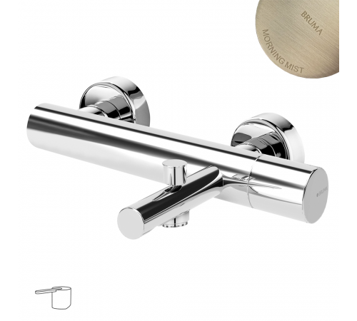 Смеситель для ванны ручка тип 2 Lusa 101 030 1MM нержавеющая сталь