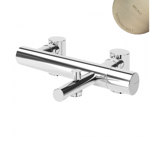 Смеситель на борт ванны Lusa 101 720 2MM нержавеющая сталь