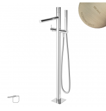 Смеситель для ванны, напольный ручка тип 2 Lusa 101 800 1MM нержавеющая сталь