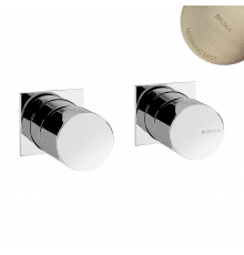 Смеситель скрытого монтажа на 2 отверстия, с 1 выходом Lusa 101 950 2MM нержавеющая сталь