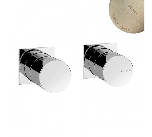 Смеситель скрытого монтажа на 2 отверстия, с 1 выходом Lusa 101 950 2MM нержавеющая сталь