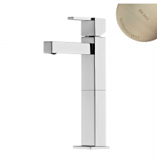 Смеситель для раковины со сливным клапаном push-open 1 1/4'' - Quadra Escudo 102 214 1MM нержавеющая сталь