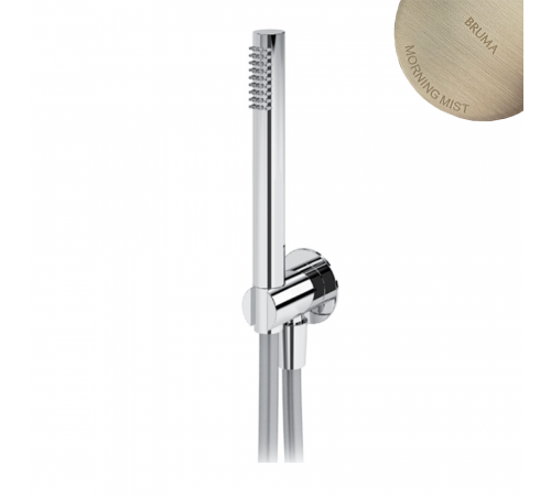 Душевой гарнитур, с латунным ручным душем Elo - FlowR 145 593 2MM нержавеющая сталь