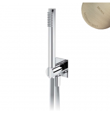 Душевой гарнитур, с латунным ручным душем Elo - FlowR 145 593 7MM нержавеющая сталь