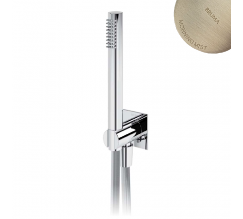 Душевой гарнитур, с латунным ручным душем Elo - FlowR 145 593 7MM нержавеющая сталь