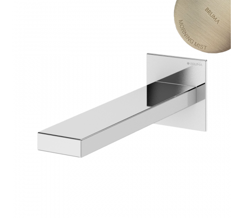 Излив на стену для ванны - FlatQ Lusa 145 641 6MM нержавеющая сталь