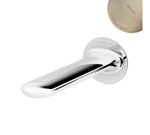 Излив для раковины, настенный, 195 мм - Spring 156 941 8MM нержавеющая сталь