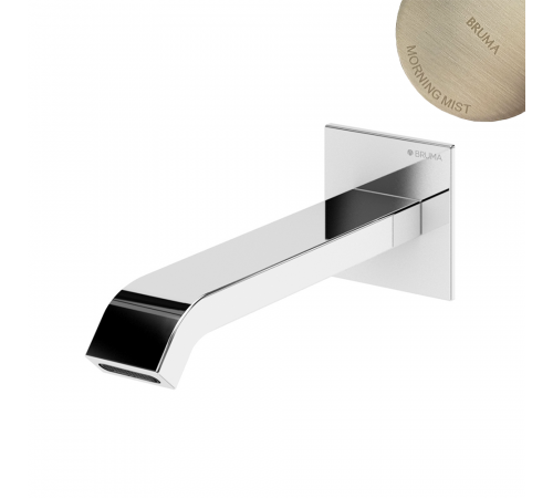 Излив для раковины, настенный, 150 мм - Linea156 943 6MM нержавеющая сталь