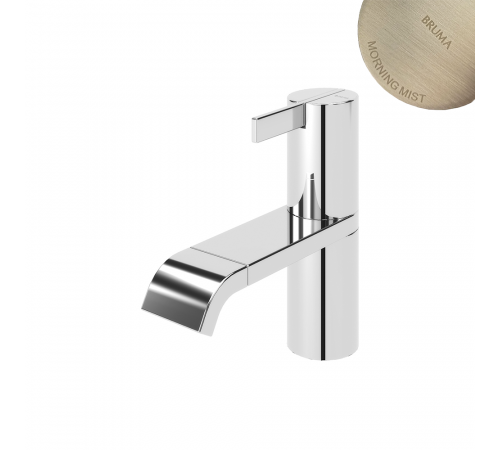 Смеситель для биде со сливным клапаном push-open 1 1/4'' - Elo Breeze 168 100 2MM нержавеющая сталь