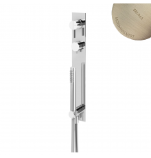 Смеситель для скрытого монтажа, на 2 выхода, с ручным душем Breeze 168 200 2MM нержавеющая сталь