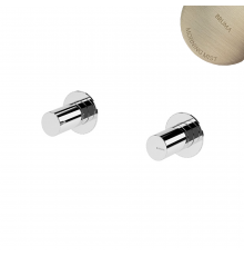 Смеситель скрытого монтажа на 2 отверстия, с 1 выходом, ручка тип 2 Avalon 189 310 2MM нержавеющая сталь