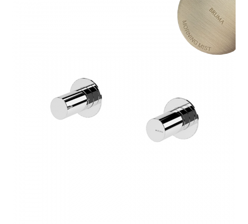 Смеситель скрытого монтажа на 2 отверстия, с 1 выходом, ручка тип 2 Avalon 189 310 2MM нержавеющая сталь