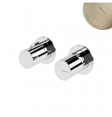 Смеситель скрытого монтажа на 2 отверстия, с 3 выходами, ручка тип 2 Avalon 189 310 8MM нержавеющая сталь