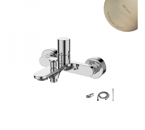 Смеситель для ванны, тип ручки 2 Adagio 193 210 0MM нержавеющая сталь