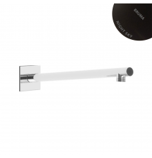 Душевой кронштейн, настенный - 65x65х3 FlowQ 145 621 9NS черный матовый