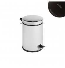 Мусорное ведро с крышкой и педалью, мягкое закрывание - 3 л. Maris 150 000 3NS черный матовый