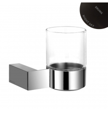 Стакан для зубных щеток Cubis 176 000 7NS черный матовый