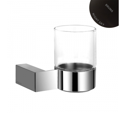 Стакан для зубных щеток Cubis 176 000 7NS черный матовый