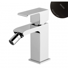 Смеситель для биде со сливным клапаном push-open 1 1/4'' - Quadra Linea 182 024 1NS черный матовый