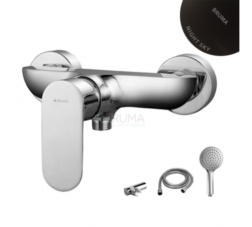 Смеситель для душа Coral 194 040 0NS черный матовый
