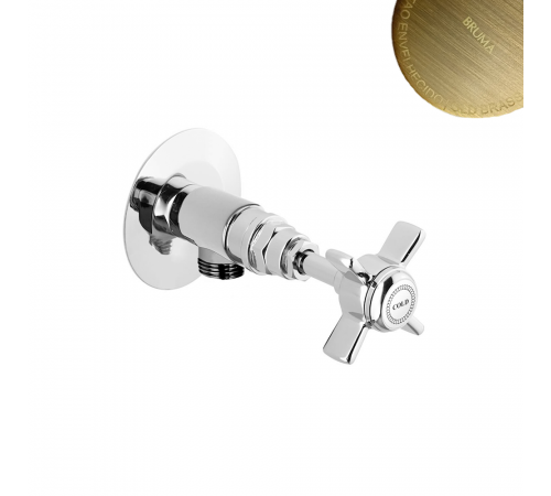 Угловой кран с подключением 3/8 Imperial 117 280 0LE состаренная бронза