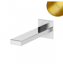 Излив для раковины, настенный, 170 мм - Lusa FlatQ 156 941 5SR золото матовое